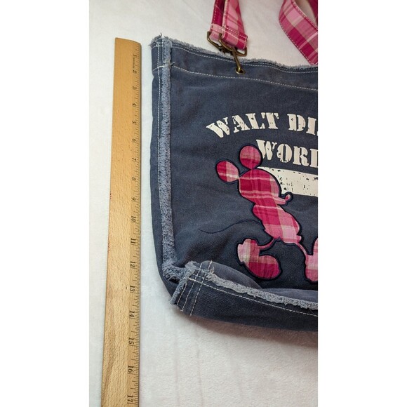 Walt Disney Parks Mickey Mouse Blue-Jean Bag w/Original Tags Sewn Inside *~* - Picture 13 of 16